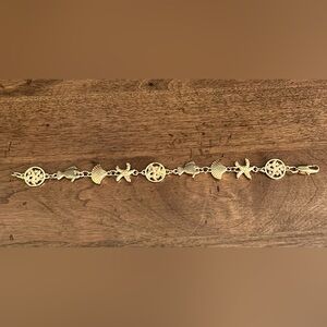 GOLD TONED NAUTICAL BRACELET